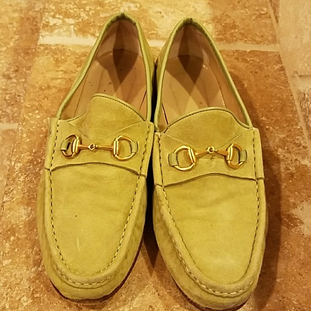 Authentic Gucci Suede Loafers European size 9